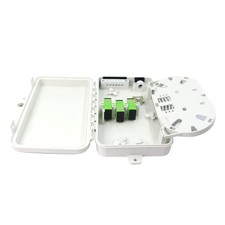 6 Core FTTH Fiber Distribution Box 6 Port Splitter Fits SC FC E2000 Adapters picture