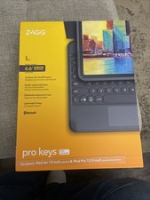 ZAGG Pro Keys Keyboard Case iPad Pro 12.9 3rd 4th 5th 6th Gen Backlit NEW picture