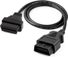 FOXWELL OBD2 OBD II 16Pin Male to Female Diagnostic Extension Convert Cable A... picture