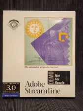 Vintage Adobe Streamline 3.0 Demo Software for Windows - Rare Collector's Item picture