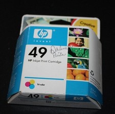 HP Ink 49 Tri-color Expired April 2007 Printer Cartridge   -JJ @ picture