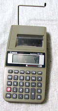 Canon  P2 - DH  Palm Size Printing Calculator 10 Digit 2 Color  Power Tested OK picture