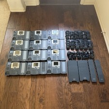 (Lot of 12) Cisco SPA525G2 5-Line IP Desktop Phone w/ Sidecar Business Office picture