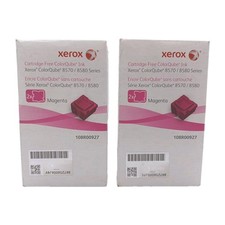 2 BOXES Xerox 8570/8580 2x Magenta ColorQube Ink Set NonMetered NEW GENUINE OEM picture