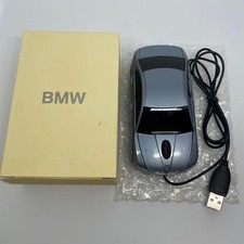 BMW 3 Series Gray Wireless Computer Mouse Mini Car Model Tested Unused Japan picture