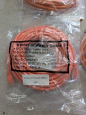 Lot of 10 New 25 ft Cat5e Ethernet Patch Cables - RJ45 Network LAN Cord Bulk picture