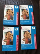 Lot of 4 Genuine HP Q5519A Premium Plus Photo Paper Glossy 4x6 45 Sheets Box New picture