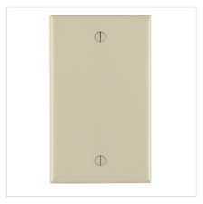 Leviton 1-Gang No Device Blank Wallplate Standard Size, Light Almond CASE of 100 picture