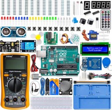 Inventor Lab Starter Kit with Original Arduino Uno R3 REV3 Multimeter 34 Project picture