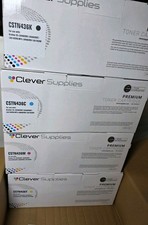 4 COLOR CSTN436VB PREMIUM TONER CARTRIDGES L8360CDW - NEW OPEN BOX picture