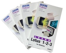 Video Professor Windows Computer Software Learning VHS Tapes Lot Of 4 VTG 1995 picture