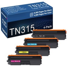 TN336 TN315 4-Pack BCMY Toner for Brother MFC-9560CDN DCP-8400CDN Printer picture
