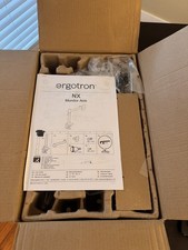 Open Box Ergotron NX Monitor Arm Single Mount Matte Black 45-669-224 picture