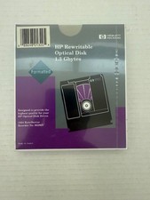 hp 92280T Rewritable Optical Disk 1.3 Gbyte SEALED ,Qty 4, Original Package NEW picture