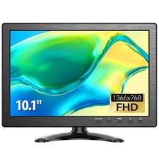 10.1 Inch Small HDMI Monitor Eyoyo 1366x768 for CCTV/Raspberry Pi/Gaming + Stand picture