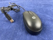 Genuine HP USB Optical Mouse 672652-001 Black Wired - 2 Button Scroll picture