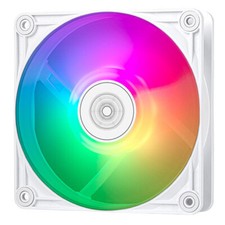 Silverstone VS120W-ARGB (White) 120mm High Airflow Adressable RGB Fan, 4PIN PWM picture