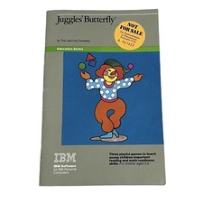 Vintage 1980's IBM Computer Software Juggles Butterfly Video Game Manual Only picture