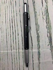 6 in 1 Stylus Pen Stylus Ruler Level Phillips Flat Screwdriver Black Ink Handy picture