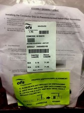 NEW Lot of 4 OFS 50 Foot Single Fiber Optic Cables JRVDW001SCASCA50F - GRIP OFF picture