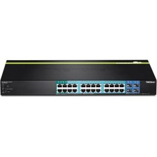 TRENDnet TPE-2840WS 24-port Gigabit Web Smart PoE Switch plus 4 SFP slots picture