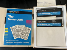 The Newsroom Springboard Vintage PC Software 1985 Big Box 5.25