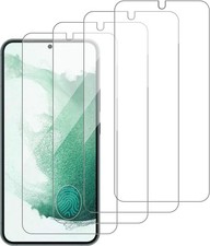 4 Pack Glass Screen Protector for Samsung Galaxy S22 Plus - 9H Hardness, Scratch picture