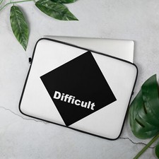 Difficult - Laptop Protective Sleeve picture