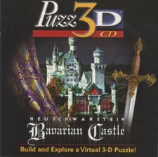 Puzz 3D Bavarian Castle PC CD build 3-D medieval jigsaw puzzle fortress game picture
