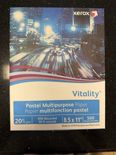 Xerox Vitality Multi-Use Yellow Copy Paper  20lb 8.5 x 11