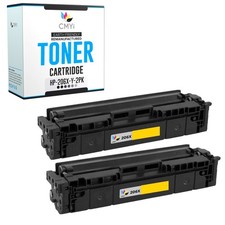 2X CMYi Replacement 206X Yellow Toner Cartridge for HP Color LaserJet Pro M255dw picture