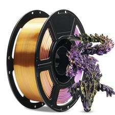 FLASHFORGE PLA Silk 3D Printer Filament Silky Texture Shiny 1.75mm 1kg Spool US picture