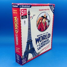 VTG Where in the World is Carmen Sandiego? PC/Mac CD-ROM 1996 Broderbund CIB picture