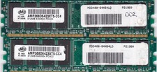 1GB 2x512MB PC-3200 DDR-400 AVANT AMP368D6423XT5-CC4 DDR1 ELPIDA Desktop Ram Kit picture