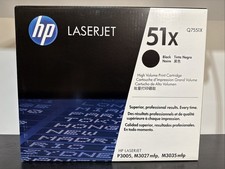 GENUINE HP 51x Q7551X BLACK TONER CARTRIDGE HP 51X FACTORY SEALED C picture