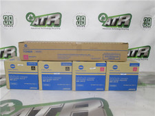 Konica Minolta Toner Cartridge Lot 2x C3100P Magenta 2x C3100P Black 1x Lot of 5 picture