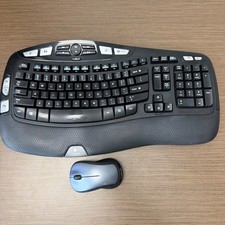 Logitech Wireless Wave Keyboard K350 & Mouse Set, M310 Mouse *No USB* picture