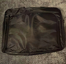 Black Solid Nylon Padded Laptop Sleeve Case for 13 in Laptop picture