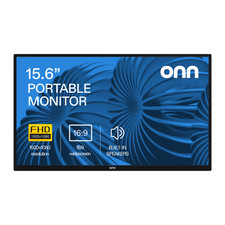 Onn 15.6 in Portable LCD Monitor, Full HD 1920 x 1080 IPS Display, Mini-HDMI and picture