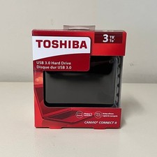 Toshiba Canvio Connect II 3TB Portable Hard Drive, Black (HDTC830XK3C1) picture
