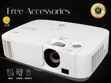 4000 ANSI 3LCD Projector for Movie Night Film Watching Built-in Speakers HD HDMI picture