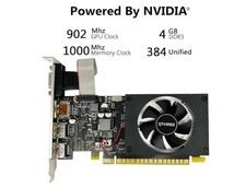 QTHREE GeForce GT 730 4GB 64bit DDR3 Graphics Card, 2 x HDMI, VGA, DP, DirectX 12 picture