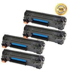 4 Black 83A CF283A Toner Cartridges For HP LaserJet Pro M127fn M127fw M125nw MFP picture