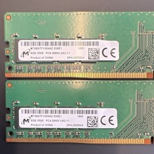 Micron 16GB (2x8GB) DDR4 DIMM PC4-2666V Unbuffered 288-Pin RAM picture