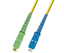 15M Singlemode Simplex Fiber Optic Cable 9/125 SC APC UPC Patch Cable Patch Cord picture