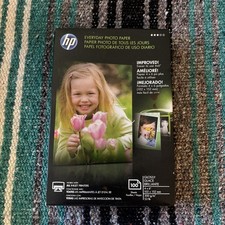 HP 4x6 Photo Paper 100 Sheets Glossy Everyday Sealed New picture