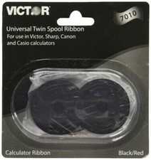 (6) Original Victor 7010 Black/Red Calculator Ribbons  picture