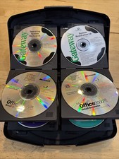 Lot Of 23 Vintage Microsoft And Other Computer Program CDs picture