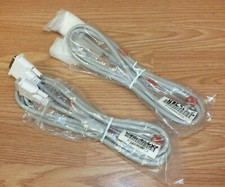 Lot of 2 Longwell-P 30v 80c DVI Male to Male Digital Single Link Computer Cords picture
