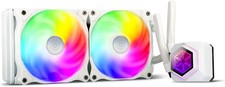 SilverStone Technology PF240W-ARGB, White, PermaFrost, AIO, 240mm, PWM, ARGB picture
